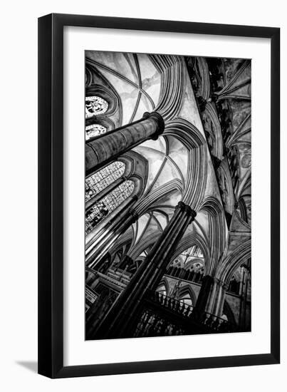 Interior View of Cathedral Vaulting-Rory Garforth-Framed Photographic Print