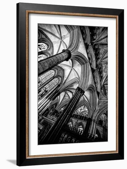 Interior View of Cathedral Vaulting-Rory Garforth-Framed Photographic Print