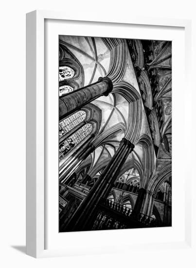 Interior View of Cathedral Vaulting-Rory Garforth-Framed Photographic Print