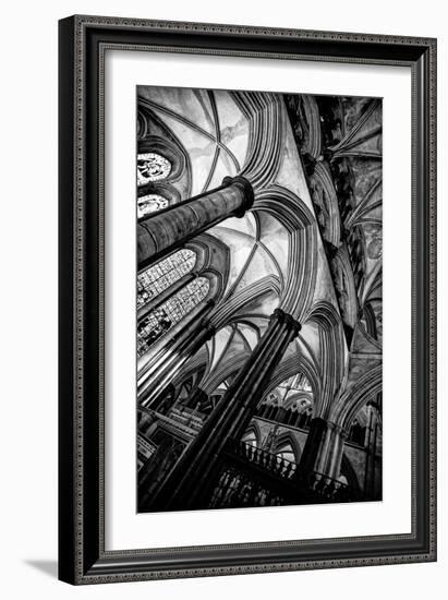 Interior View of Cathedral Vaulting-Rory Garforth-Framed Photographic Print