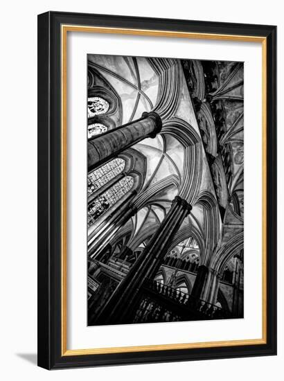 Interior View of Cathedral Vaulting-Rory Garforth-Framed Photographic Print