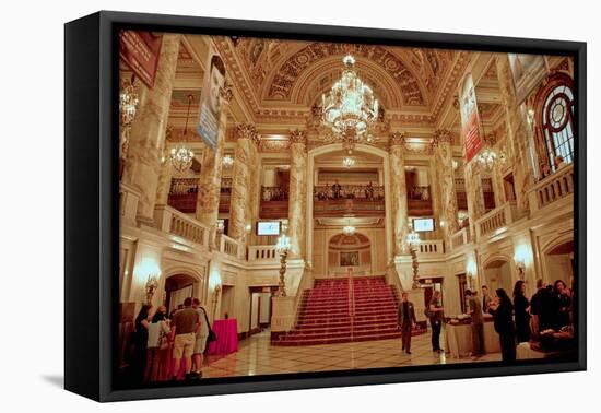 Interior view of Citi Performing Arts Center Wang Theater, Boston, MA-null-Framed Premier Image Canvas
