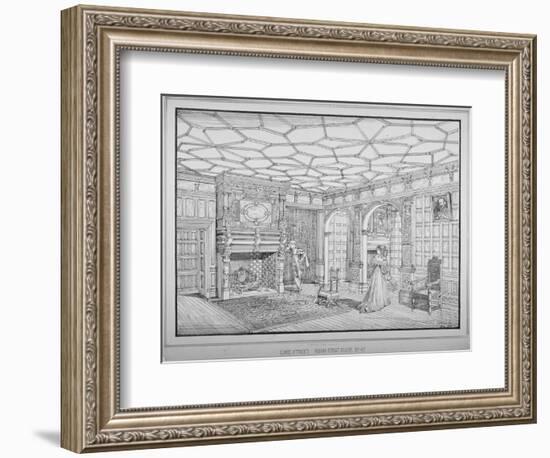 Interior View of First Floor Room of No 47 Lime Street, City of London, 1875-George H Birch-Framed Giclee Print