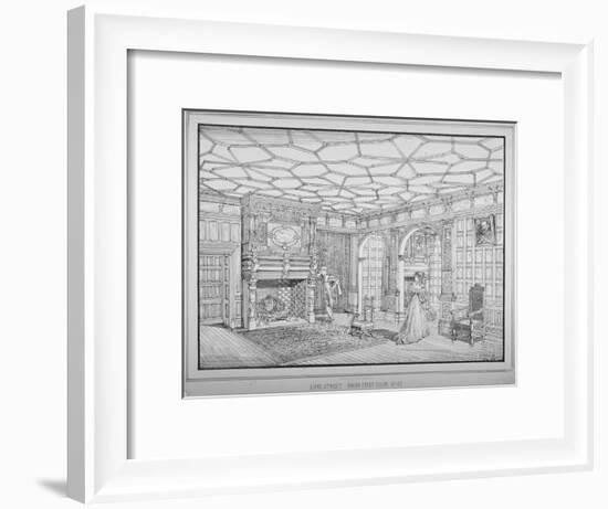 Interior View of First Floor Room of No 47 Lime Street, City of London, 1875-George H Birch-Framed Giclee Print