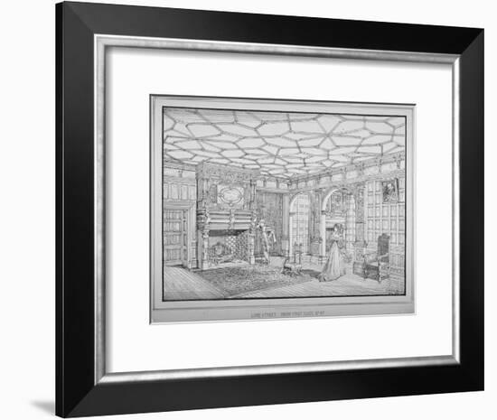 Interior View of First Floor Room of No 47 Lime Street, City of London, 1875-George H Birch-Framed Giclee Print