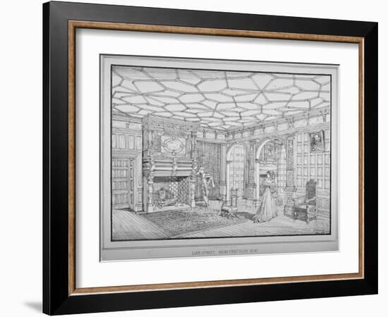Interior View of First Floor Room of No 47 Lime Street, City of London, 1875-George H Birch-Framed Giclee Print