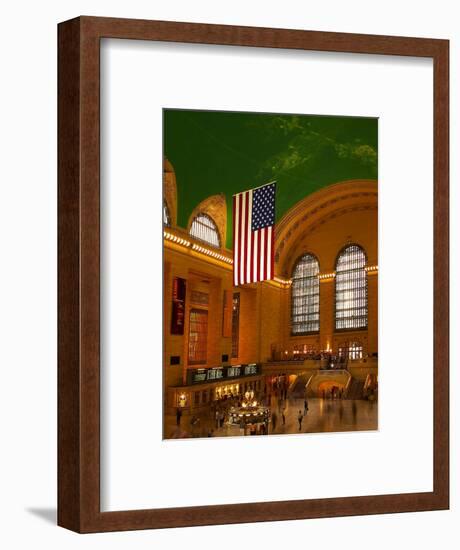 Interior View of Grand Central Station, New York, USA-Nancy & Steve Ross-Framed Photographic Print