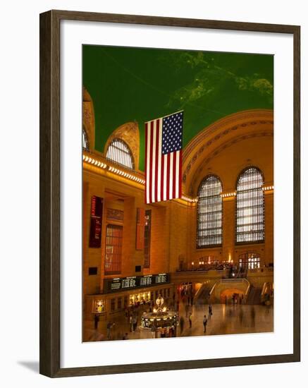 Interior View of Grand Central Station, New York, USA-Nancy & Steve Ross-Framed Photographic Print