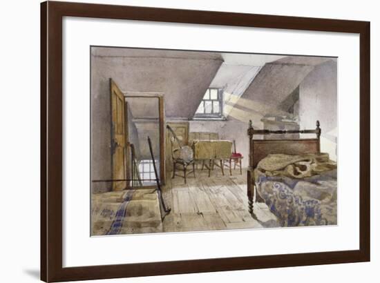 Interior View of Marshalsea Prison, Borough High Street, Southwark, London, 1887-John Crowther-Framed Giclee Print