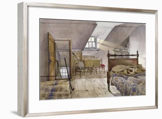 Interior View of Marshalsea Prison, Borough High Street, Southwark, London, 1887-John Crowther-Framed Giclee Print