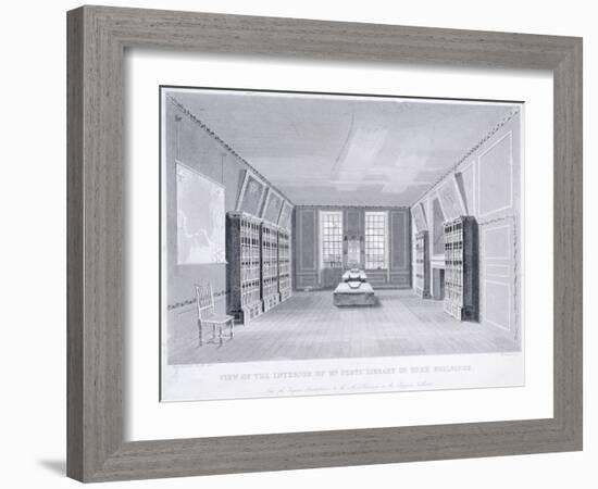 Interior View of Mr Pepys' Library in York Buildings, Westminster, London, C1670-R Cooper-Framed Giclee Print