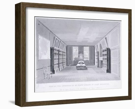 Interior View of Mr Pepys' Library in York Buildings, Westminster, London, C1670-R Cooper-Framed Giclee Print