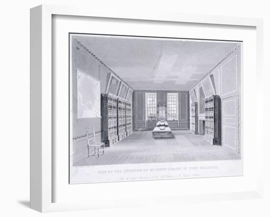 Interior View of Mr Pepys' Library in York Buildings, Westminster, London, C1670-R Cooper-Framed Giclee Print