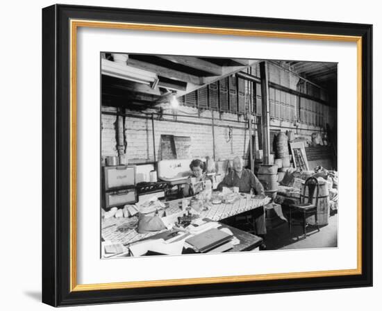 Interior View of One of the Buildings Used as a Hangout for Al Capone-null-Framed Photographic Print