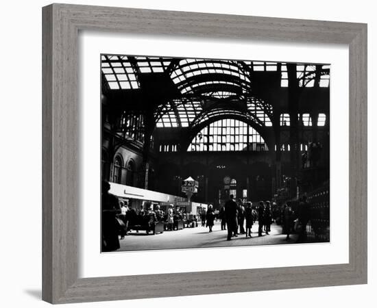 Interior View of Penn Station-Walker Evans-Framed Photographic Print