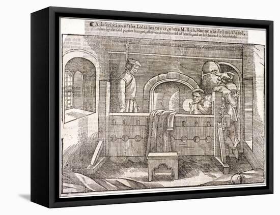 Interior View of St Paul's Cathedral When Richard Hunne Was Hanged, London, 1514-null-Framed Premier Image Canvas