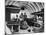 Interior View of Steel Underground Radiation Fallout Shelter Where Couple Relaxes with 3 Children-Walter Sanders-Mounted Photographic Print