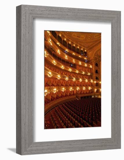 Interior view of Teatro Colon and its Concert Hall, Buenos Aires, Buenos Aires Province, Argentina,-Karol Kozlowski-Framed Photographic Print