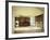 Interior View of the First Floor Room in the Tudor Mansion, Helmsley Castle, North Yorkshire, UK-English Heritage-Framed Photo