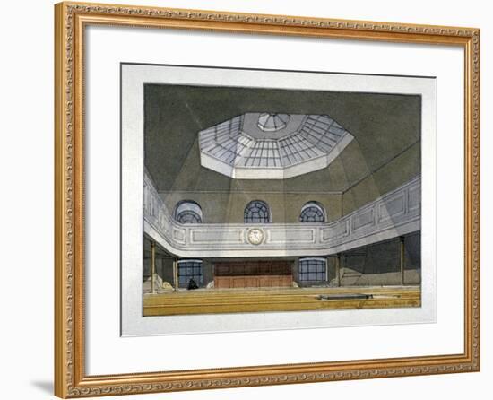 Interior View of the King's Weigh House, Eastcheap, City of London, 1819-Robert Blemmell Schnebbelie-Framed Giclee Print