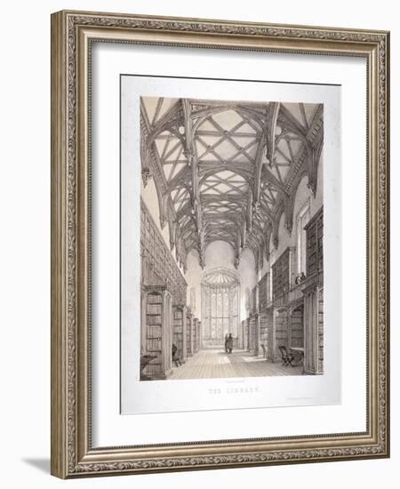 Interior View of the Library, Lincoln's Inn, Holborn, London, C1850-Day & Haghe-Framed Giclee Print