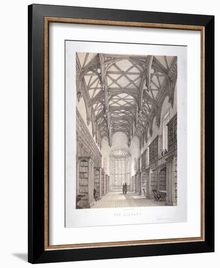 Interior View of the Library, Lincoln's Inn, Holborn, London, C1850-Day & Haghe-Framed Giclee Print