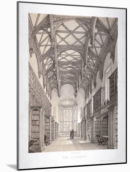 Interior View of the Library, Lincoln's Inn, Holborn, London, C1850-Day & Haghe-Mounted Giclee Print