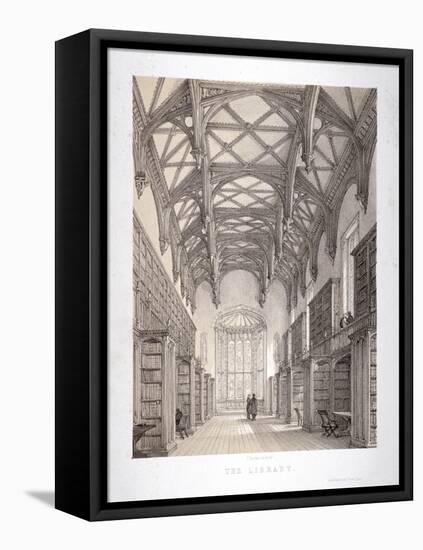 Interior View of the Library, Lincoln's Inn, Holborn, London, C1850-Day & Haghe-Framed Premier Image Canvas