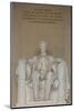 Interior View of the Lincoln Statue in the Lincoln Memorial-Michael Nolan-Mounted Photographic Print