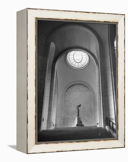 Interior View of the Louvre Museum-Ed Clark-Framed Premier Image Canvas