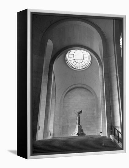 Interior View of the Louvre Museum-Ed Clark-Framed Premier Image Canvas