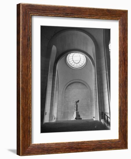 Interior View of the Louvre Museum-Ed Clark-Framed Photographic Print