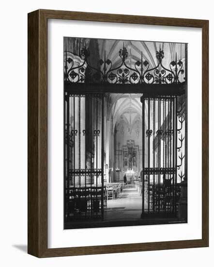 Interior View of the National Cathedral-Andreas Feininger-Framed Photographic Print