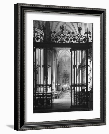 Interior View of the National Cathedral-Andreas Feininger-Framed Photographic Print