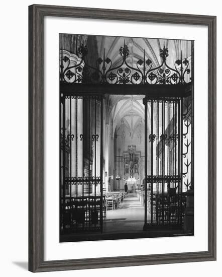 Interior View of the National Cathedral-Andreas Feininger-Framed Photographic Print