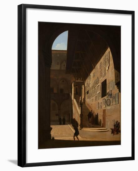 Interior View of the Old Palace of the Republic in Florence-null-Framed Giclee Print