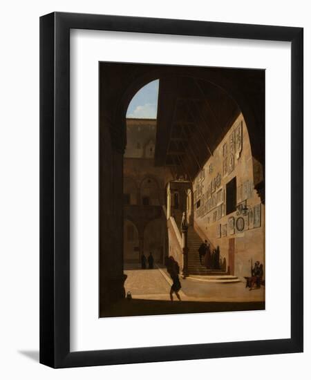 Interior View of the Old Palace of the Republic in Florence-null-Framed Giclee Print