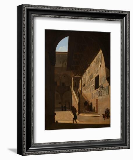 Interior View of the Old Palace of the Republic in Florence-null-Framed Giclee Print