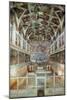 Interior View of the Sistine Chapel-Italian School-Mounted Giclee Print