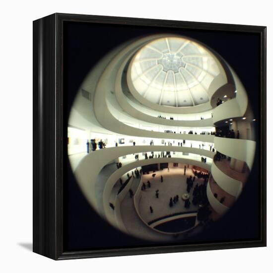 Interior Views of the Frank Lloyd Wright Designed, Solomon R. Guggenheim Museum-Dmitri Kessel-Framed Premier Image Canvas