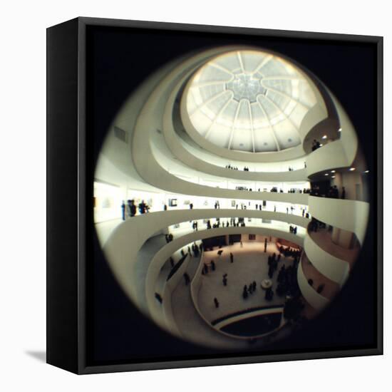 Interior Views of the Frank Lloyd Wright Designed, Solomon R. Guggenheim Museum-Dmitri Kessel-Framed Premier Image Canvas