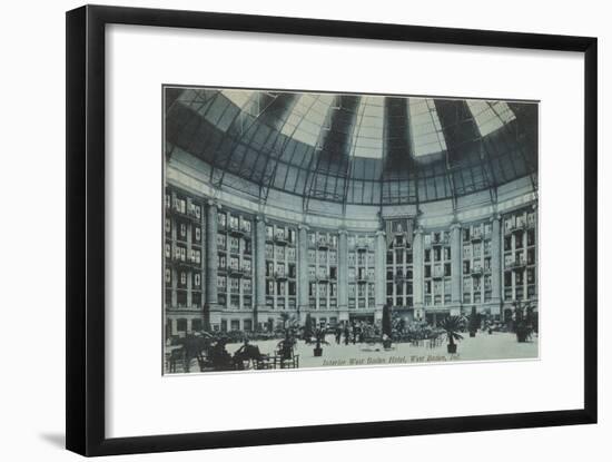 Interior, West Baden Hotel, Indiana-null-Framed Art Print