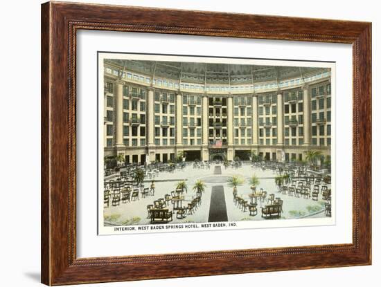 Interior, West Baden Springs, Indiana-null-Framed Art Print