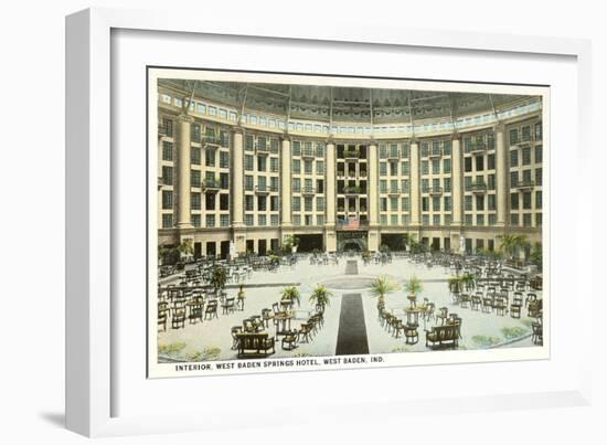 Interior, West Baden Springs, Indiana-null-Framed Art Print