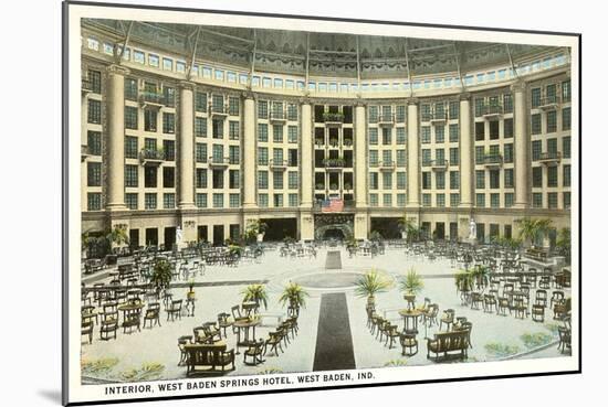 Interior, West Baden Springs, Indiana-null-Mounted Art Print