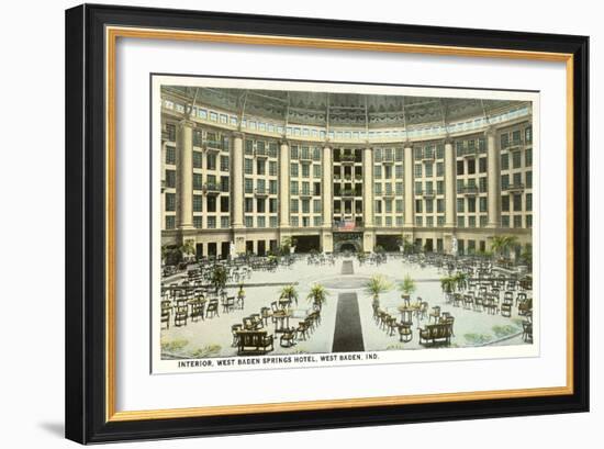 Interior, West Baden Springs, Indiana-null-Framed Art Print