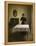 Interior with a back woman, 1898-Vilhelm Hammershoi-Framed Premier Image Canvas