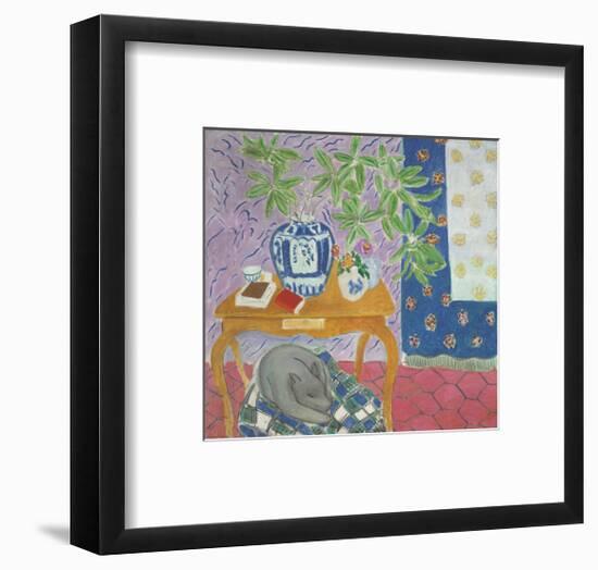 Interior with a Dog, 1934-Henri Matisse-Framed Art Print