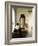 Interior with a Seated Woman by a Window-Carl Holsoe-Framed Giclee Print