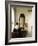 Interior with a Seated Woman by a Window-Carl Holsoe-Framed Giclee Print